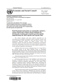 ARFSD-11 Kampala Declaration