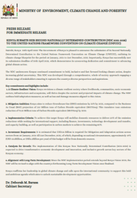 NDC Press Release